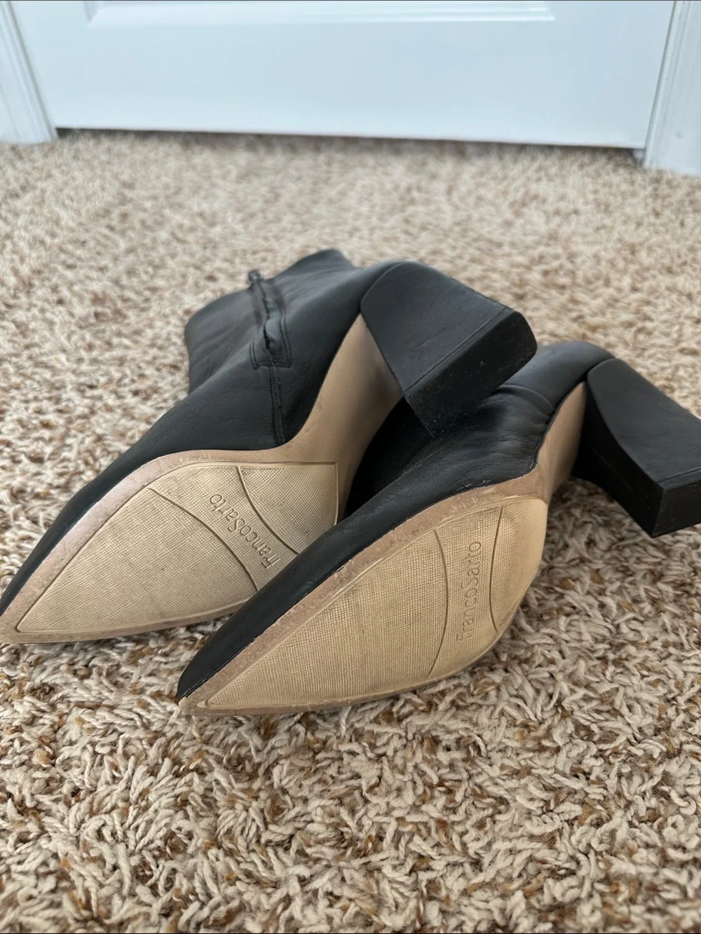 Franco Sarto Vesi Pointed Toe Leather Boots 8.5